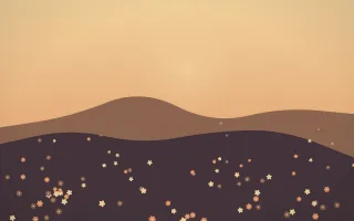 Golden Hour Wildflower Meadow — colourful orange and pink wildflower background