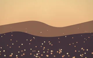 Golden Hour Wildflower Meadow IV — colourful orange and pink wildflower background, variation IV