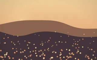 Golden Hour Wildflower Meadow IX — colourful orange and pink wildflower background, variation IX