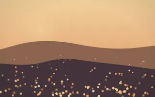 Golden Hour Wildflower Meadow VI — colourful orange and pink wildflower background, variation VI