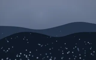 Moonlight Wildflower Meadow IV — dark blue wildflower background, variation IV