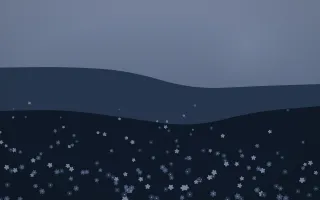 Moonlight Wildflower Meadow IX — dark blue wildflower background, variation IX