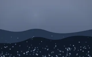 Moonlight Wildflower Meadow VII — dark blue wildflower background, variation VII