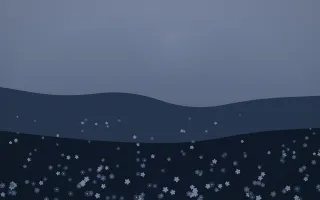 Moonlight Wildflower Meadow XI — dark blue wildflower background, variation XI