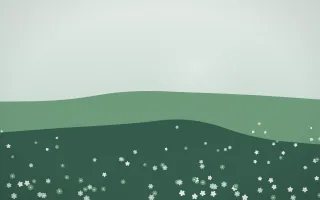 Spring Rain Wildflower Meadow II — light white and green wildflower background, variation II