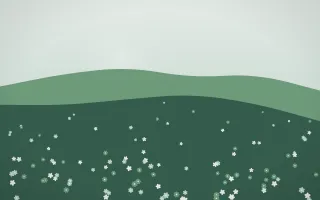 Spring Rain Wildflower Meadow IV — light white and green wildflower background, variation IV