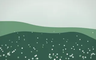 Spring Rain Wildflower Meadow V — light white and green wildflower background, variation V
