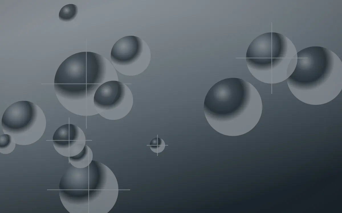 Storm Light Y2K — dark grey and blue Y2K background