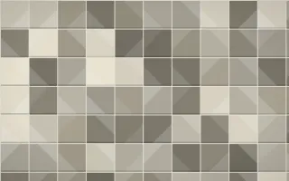 Athens Marble Zellige — colourful yellow and grey zellige background