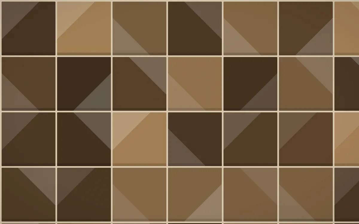 Bamako Earth Grand Zellige — dark brown and beige zellige background