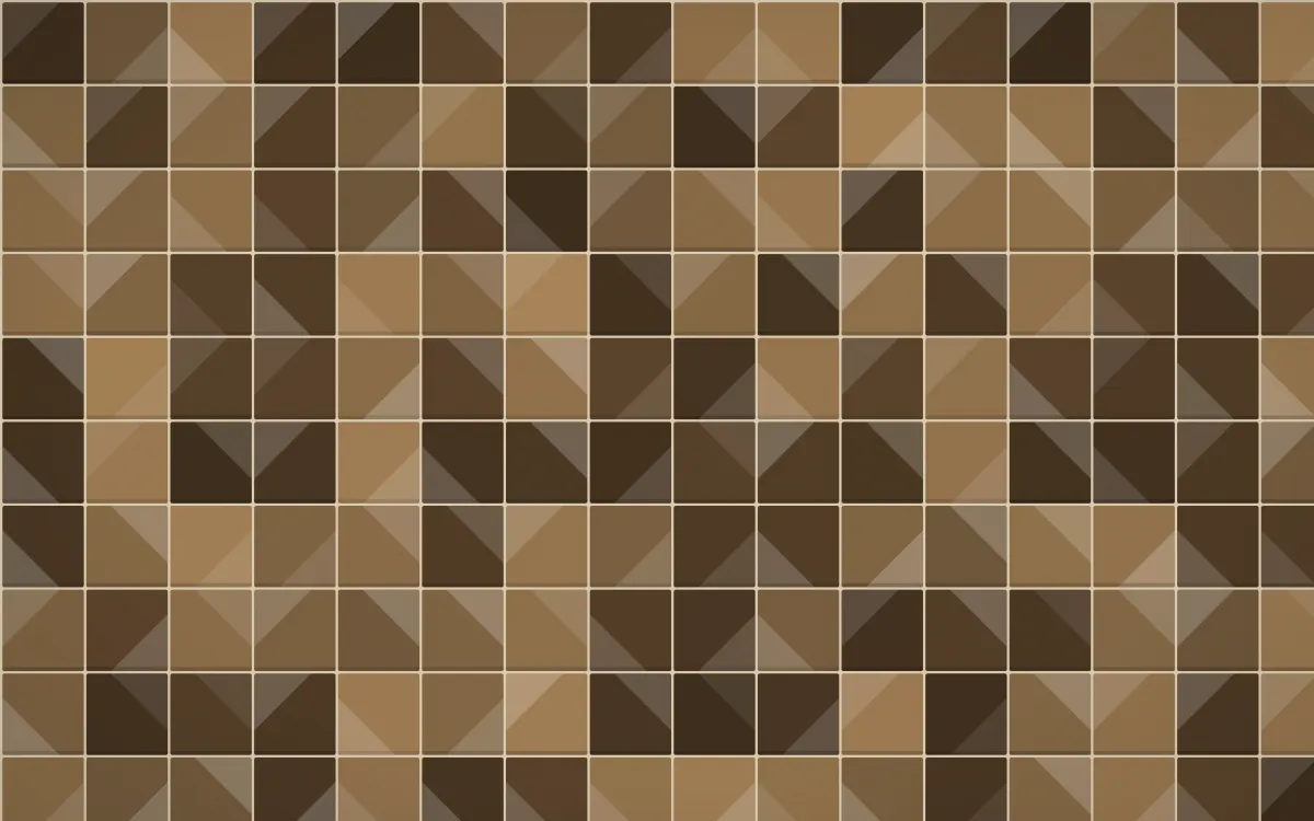 Bamako Earth Petite Zellige — dark brown and beige zellige background