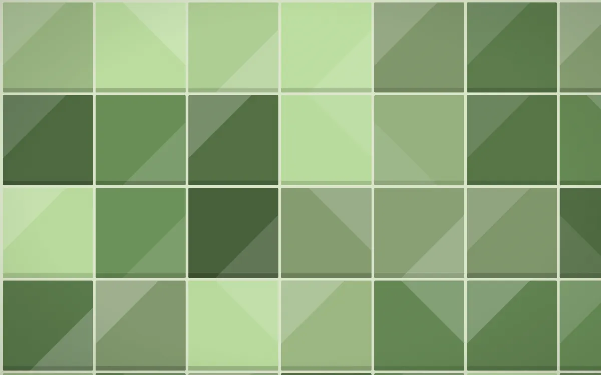 Bamboo Mist Grand Zellige — colourful green zellige background