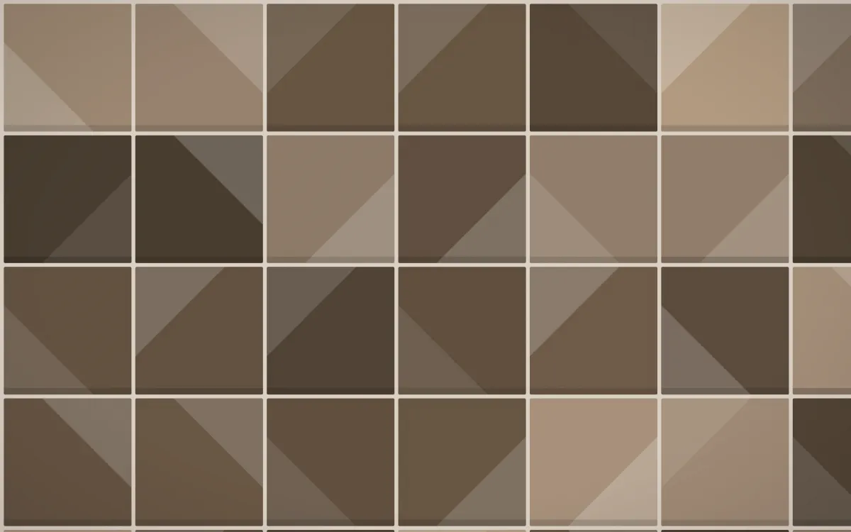Brooklyn Loft Grand Zellige — dark orange, brown and beige zellige background