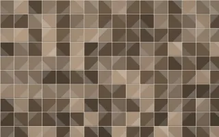 Brooklyn Loft Petite Zellige — dark orange, brown and beige zellige background