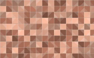 Budapest Rose Petite Zellige — colourful orange and beige zellige background