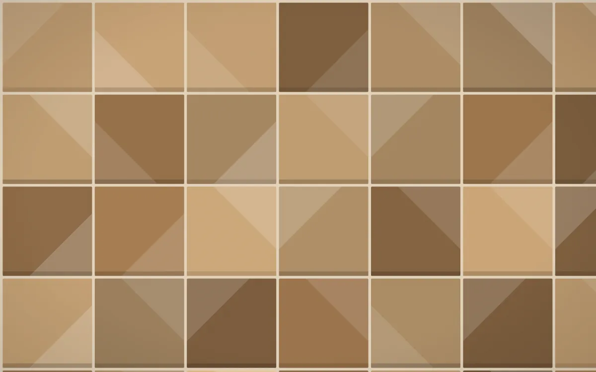 Chai Cream Grand Zellige — colourful orange, brown and beige zellige background