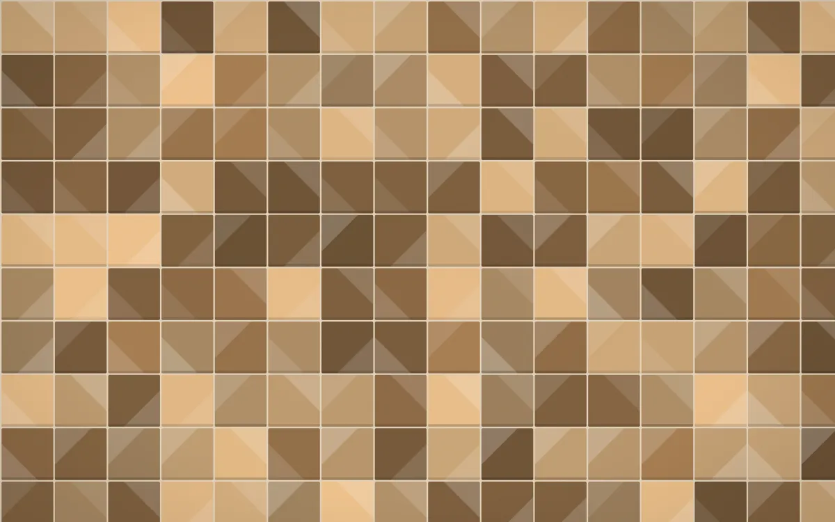 Chai Cream Petite Zellige — colourful orange, brown and beige zellige background