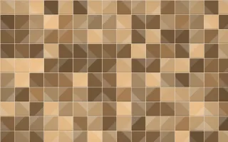 Chai Cream Petite Zellige — colourful orange, brown and beige zellige background