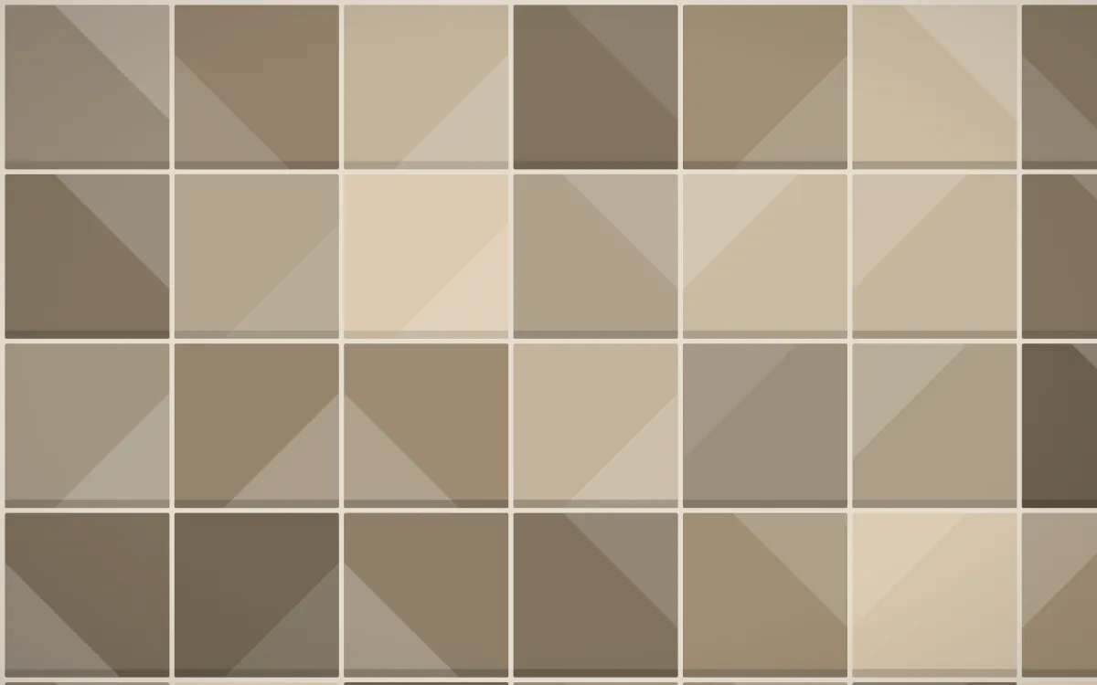 Copenhagen Hygge Grand Zellige — colourful orange and beige zellige background