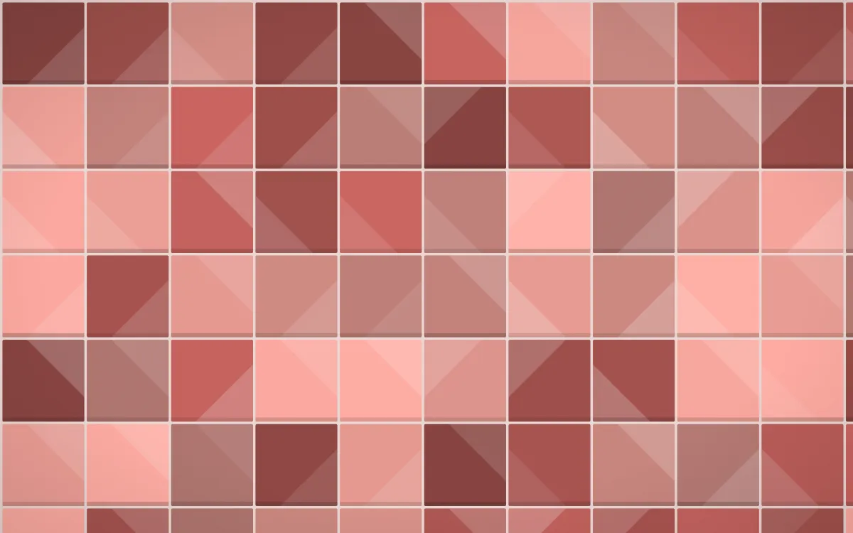 Damascus Rose Zellige — colourful red zellige background