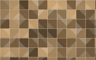Desert Oud Zellige — dark orange, brown and beige zellige background