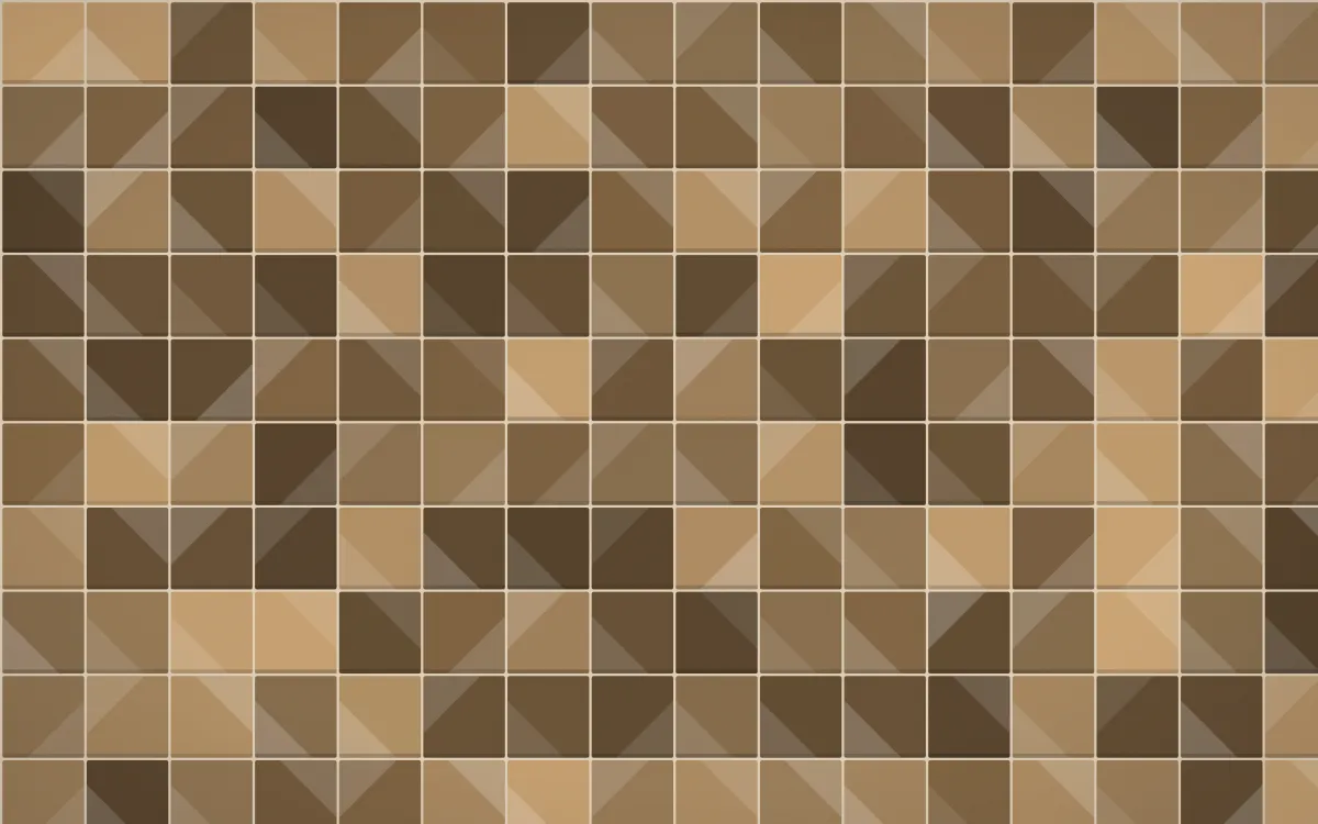 Desert Oud Petite Zellige — dark orange, brown and beige zellige background