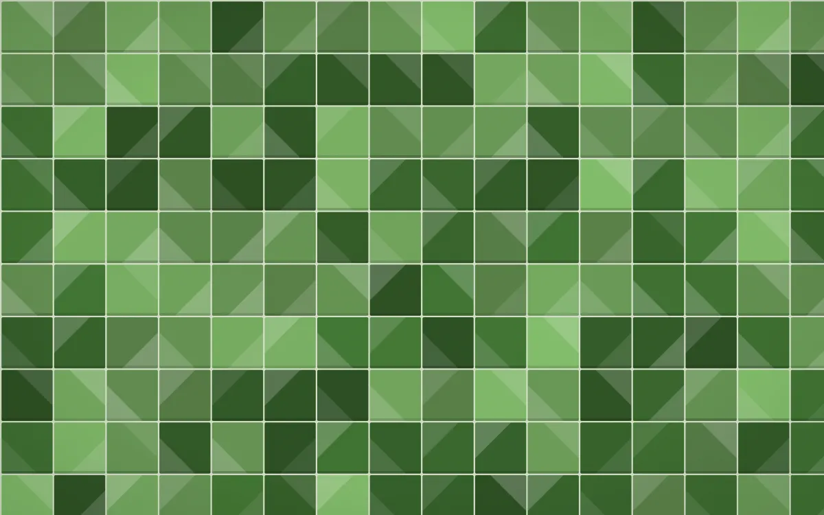 Emerald Isle Petite Zellige — dark green zellige background