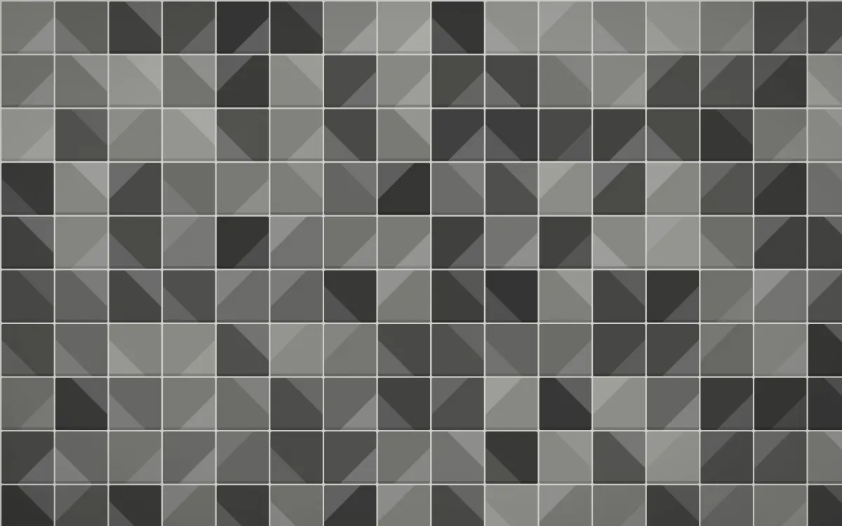 Edo Charcoal Petite Zellige — dark grey zellige background
