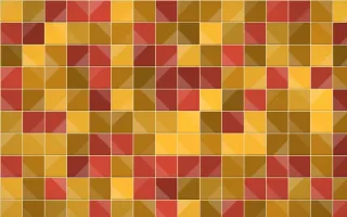 Fes Saffron Petite Zellige — colourful gold, brown and beige zellige background