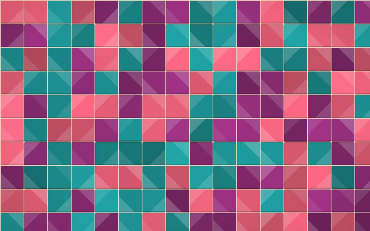 Fiesta Brava Petite Zellige — colourful red, pink and beige zellige background