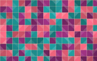 Fiesta Brava Petite Zellige — colourful red, pink and beige zellige background