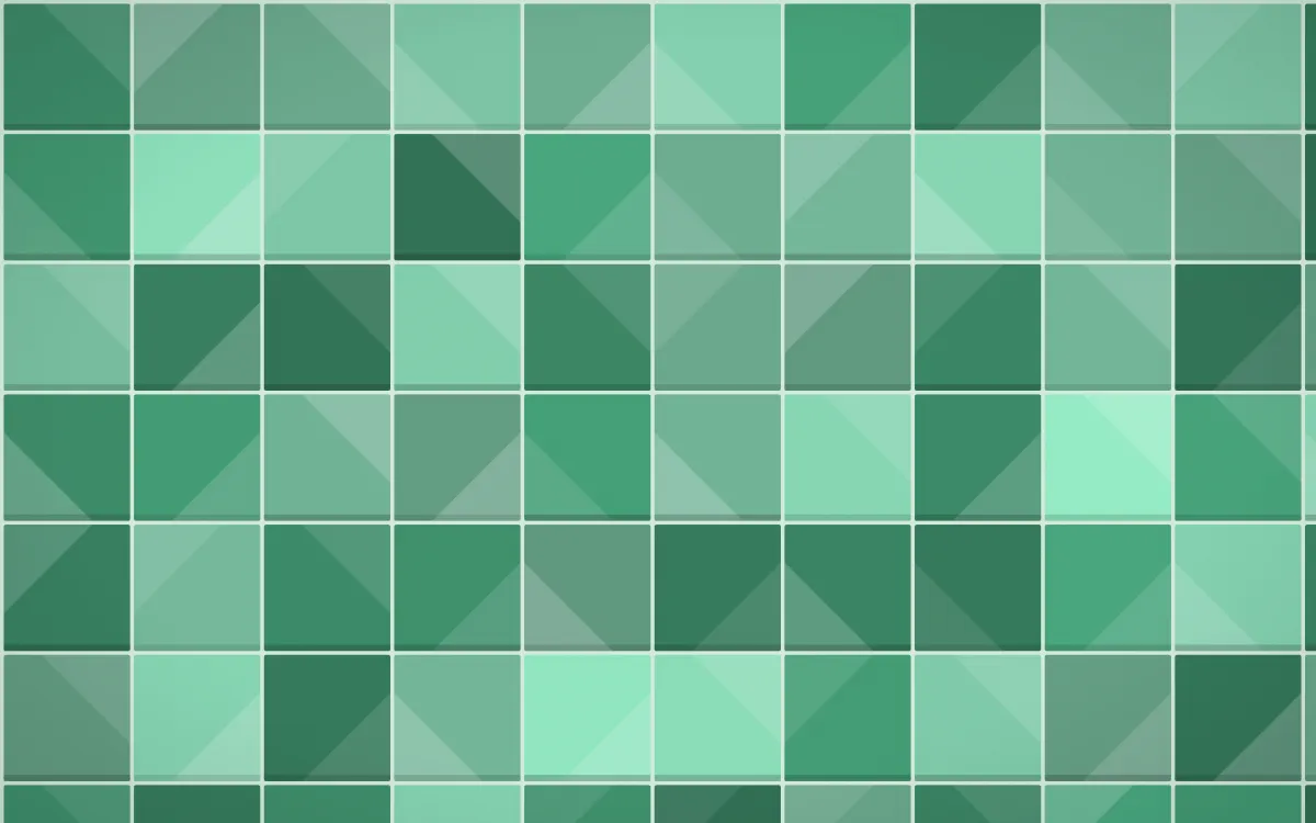 Hanbok Mint Zellige — colourful green zellige background