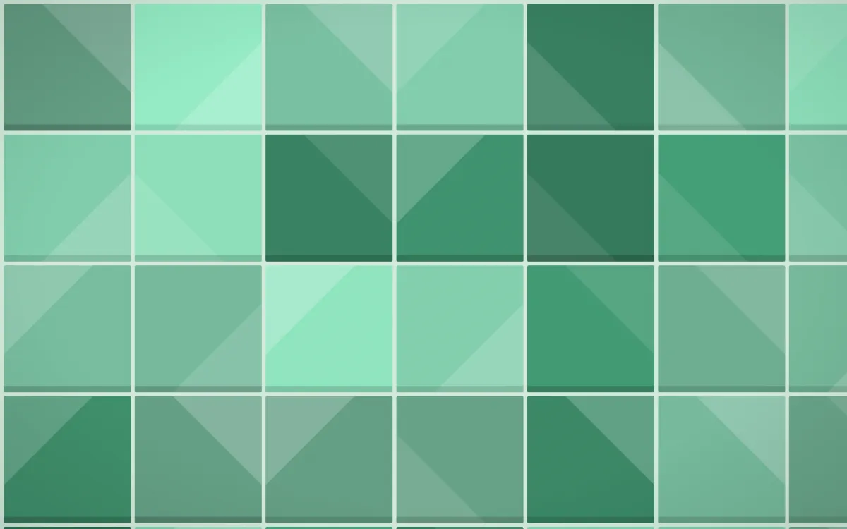 Hanbok Mint Grand Zellige — colourful green zellige background