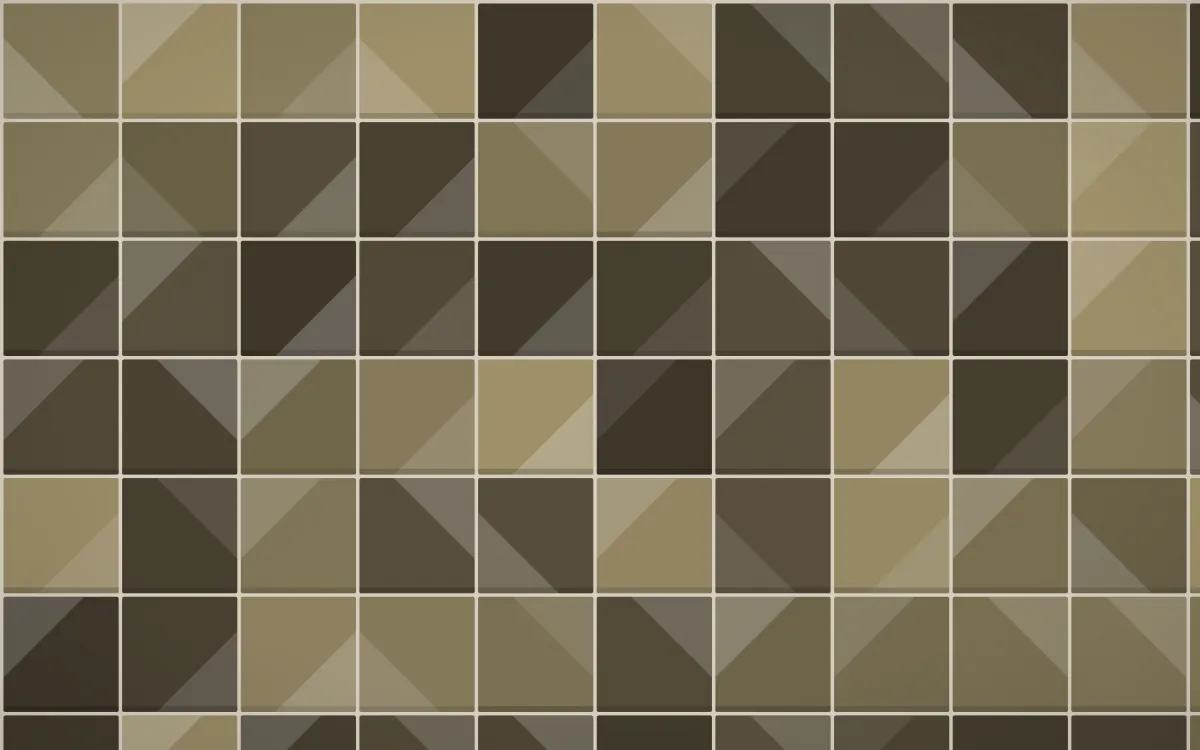 Highland Peat Zellige — dark yellow, brown and beige zellige background