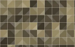 Highland Peat Zellige — dark yellow, brown and beige zellige background