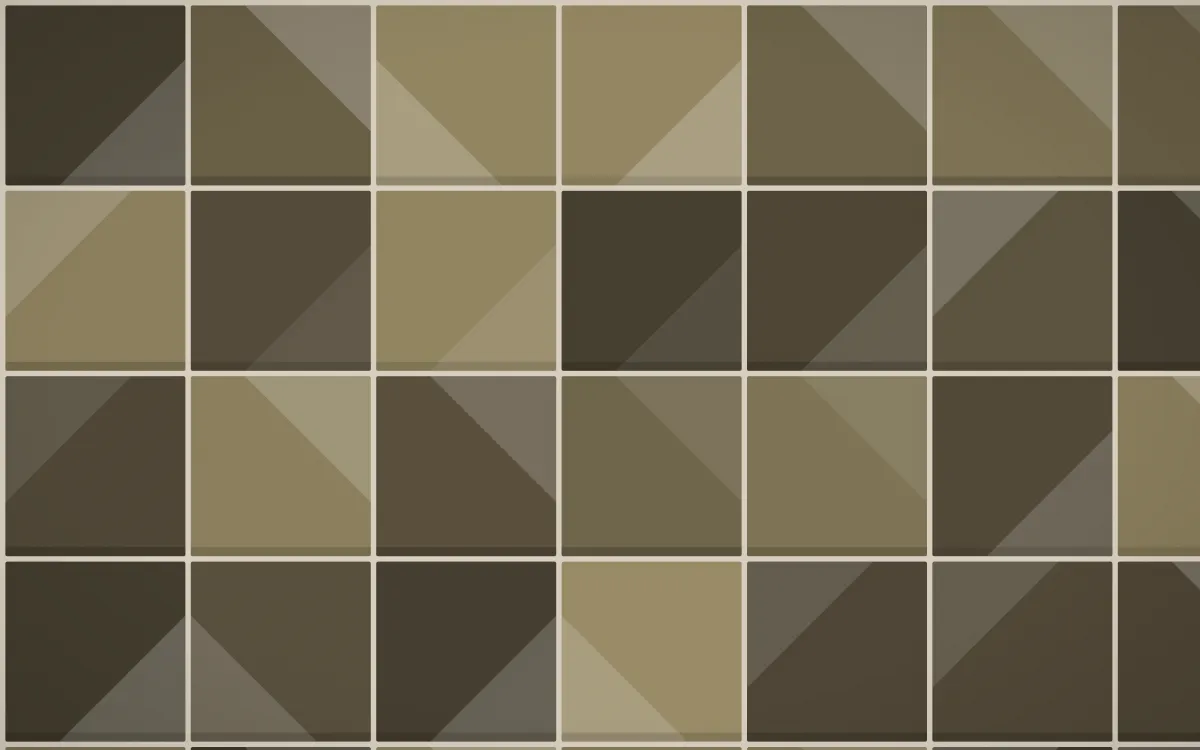 Highland Peat Grand Zellige — dark yellow, brown and beige zellige background