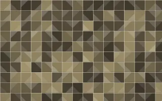 Highland Peat Petite Zellige — dark yellow, brown and beige zellige background