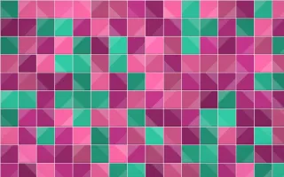 Holi Splash Petite Zellige — colourful pink zellige background
