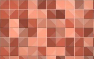 Jaipur Rose Zellige — colourful orange, red and beige zellige background