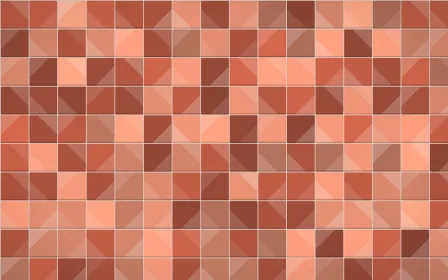 Jaipur Rose Petite Zellige — colourful orange, red and beige zellige background