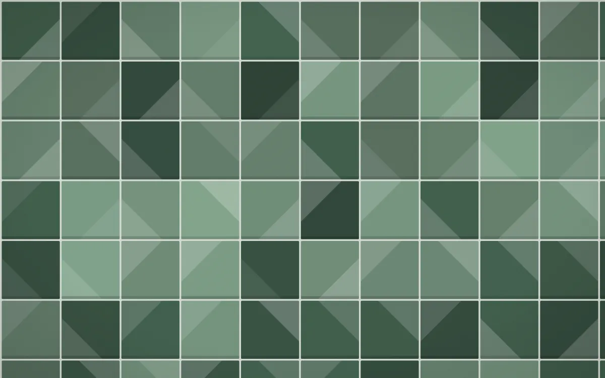 Kiwi Fern Zellige — dark green and grey zellige background