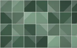 Kiwi Fern Grand Zellige — dark green and grey zellige background