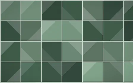 Kiwi Fern Grand Zellige — dark green and grey zellige background
