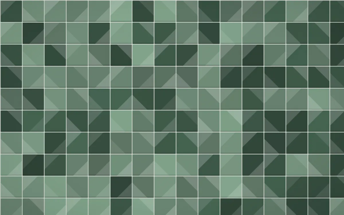 Kiwi Fern Petite Zellige — dark green and grey zellige background
