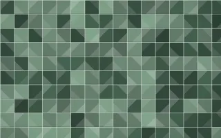 Kiwi Fern Petite Zellige — dark green and grey zellige background