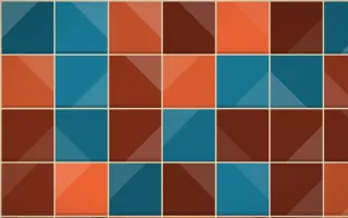 Lagos Wax Grand Zellige — colourful orange, brown and beige zellige background