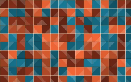 Lagos Wax Petite Zellige — colourful orange, brown and beige zellige background