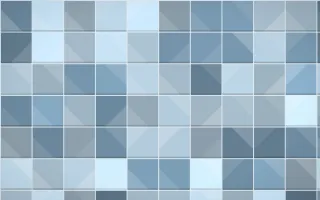 Lapland Snow Zellige — colourful blue zellige background