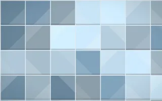 Lapland Snow Grand Zellige — colourful blue zellige background