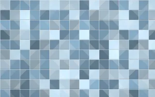 Lapland Snow Petite Zellige — colourful blue zellige background